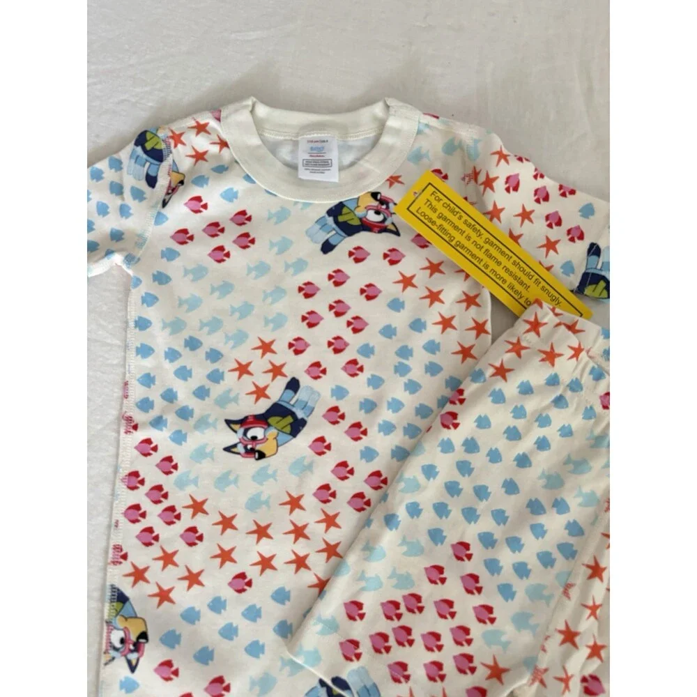 Hannah Andersson Organic Cotton Multicolor Bluey US 5T NWT Set